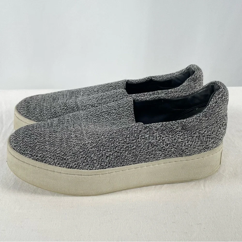 Vince‎ Walsh Platform Slip On Sneaker in Marl Grey Size 7.5
